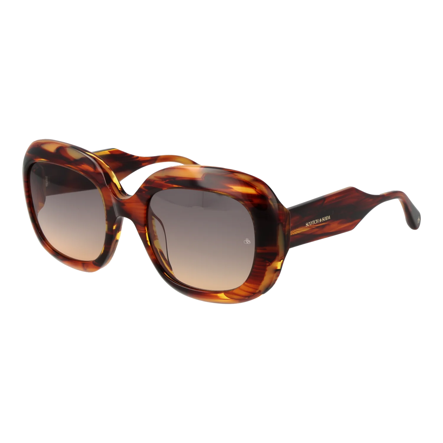 Close-up of a luxury sunglasses with sleek design from popular brands at Amelya.ro